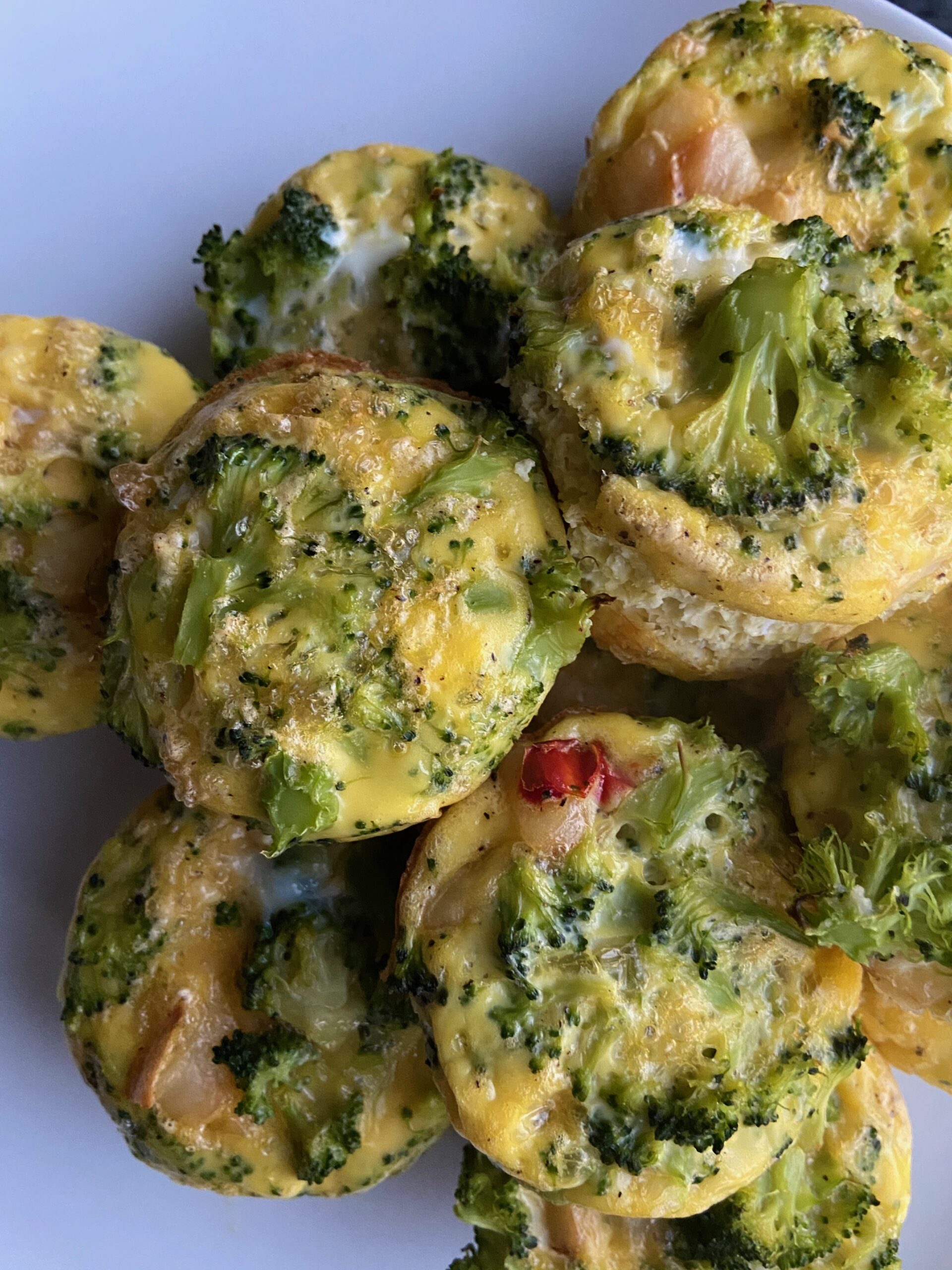 Egg, Potato and Broccoli Breakfast Muffins - Rachel Tritsch