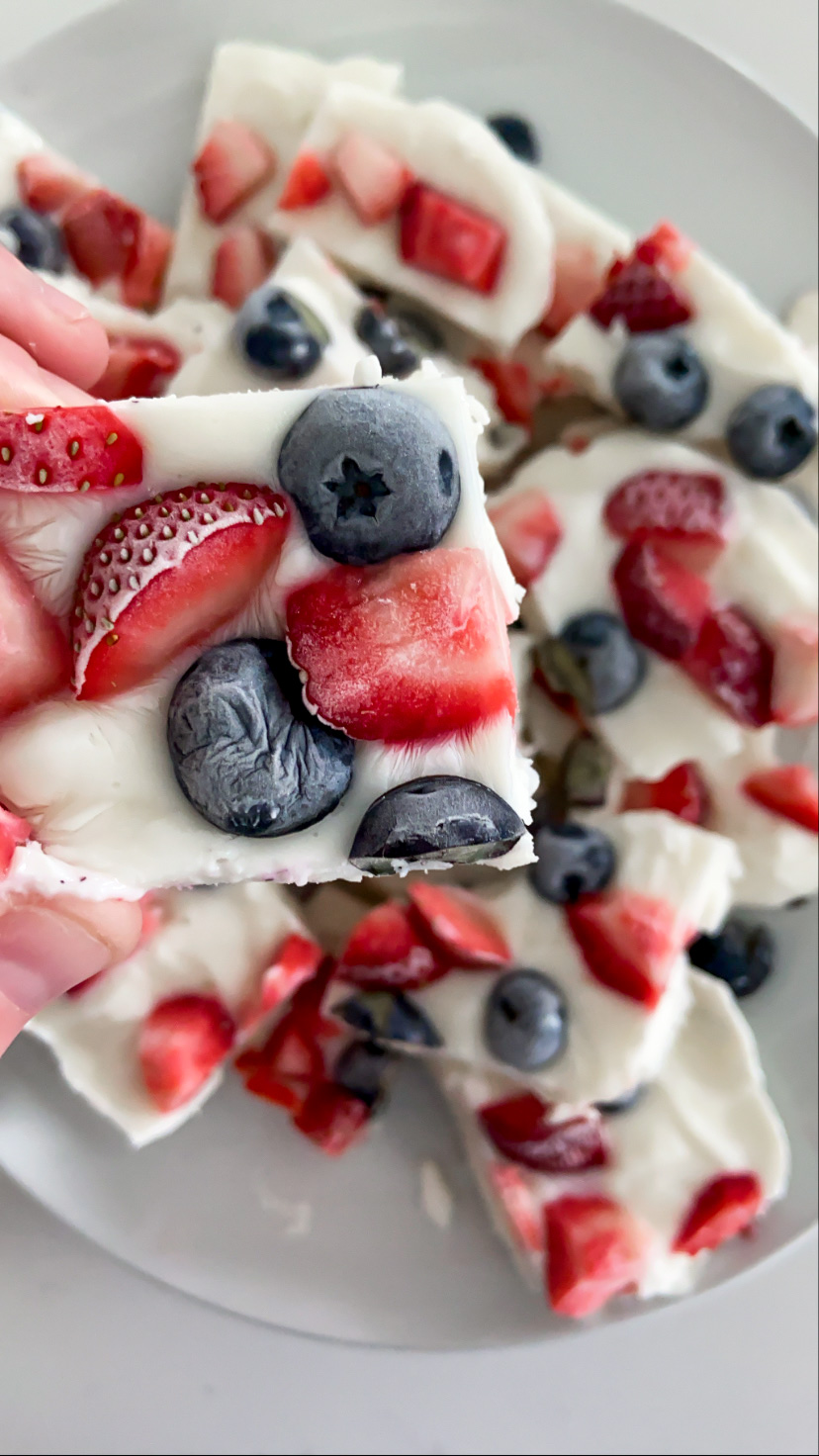 Greek Yogurt Berry Bars - Rachel Tritsch