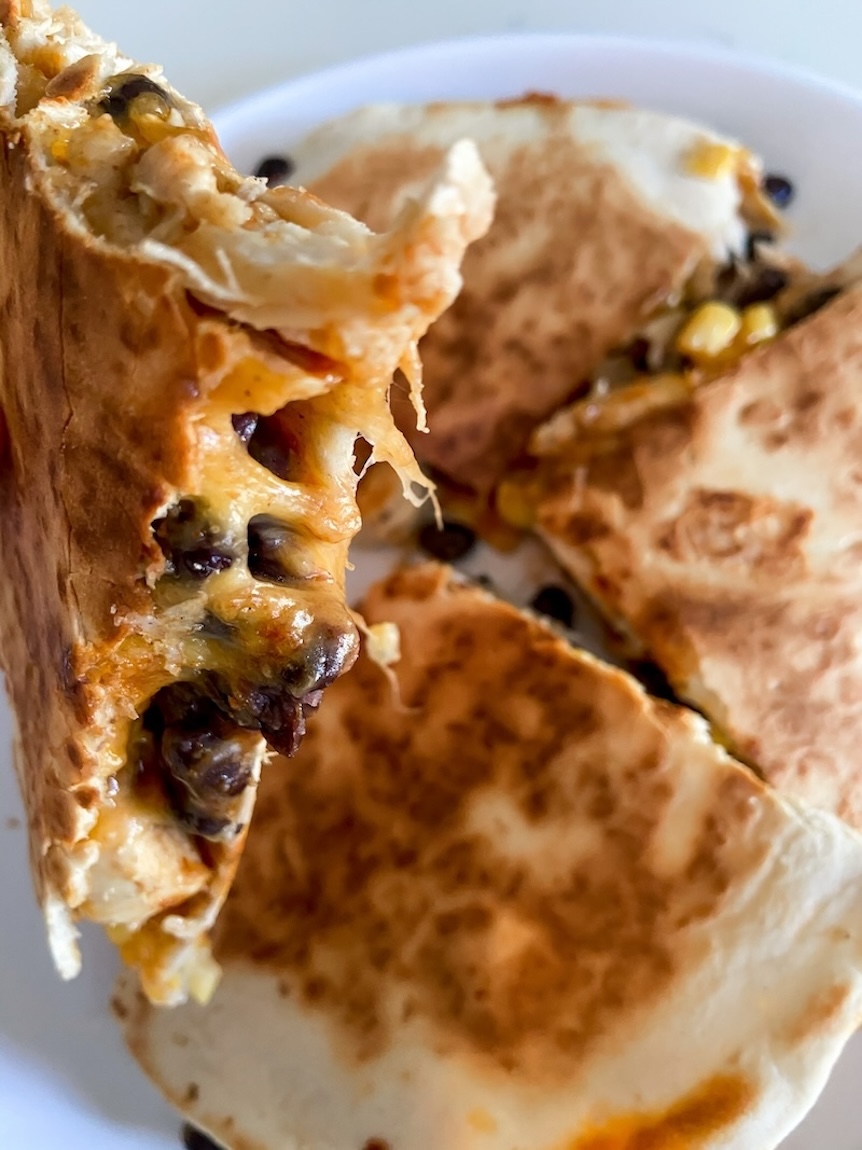 Loaded Chicken Quesadilla - Rachel Tritsch