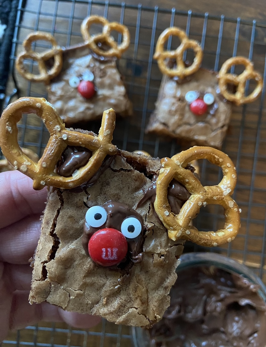 Reindeer Brownies - Rachel Tritsch