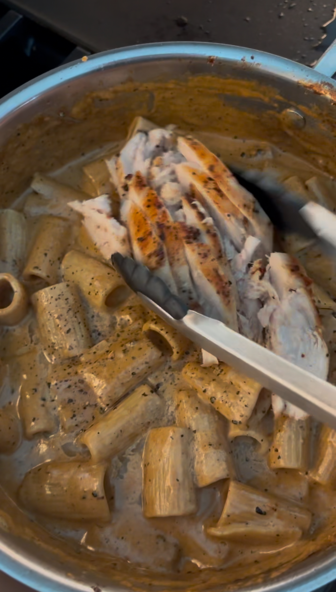 Creamy Chicken with Rigatoni - Rachel Tritsch
