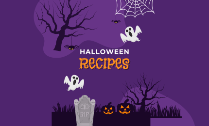 halloween cookbook cover promotion