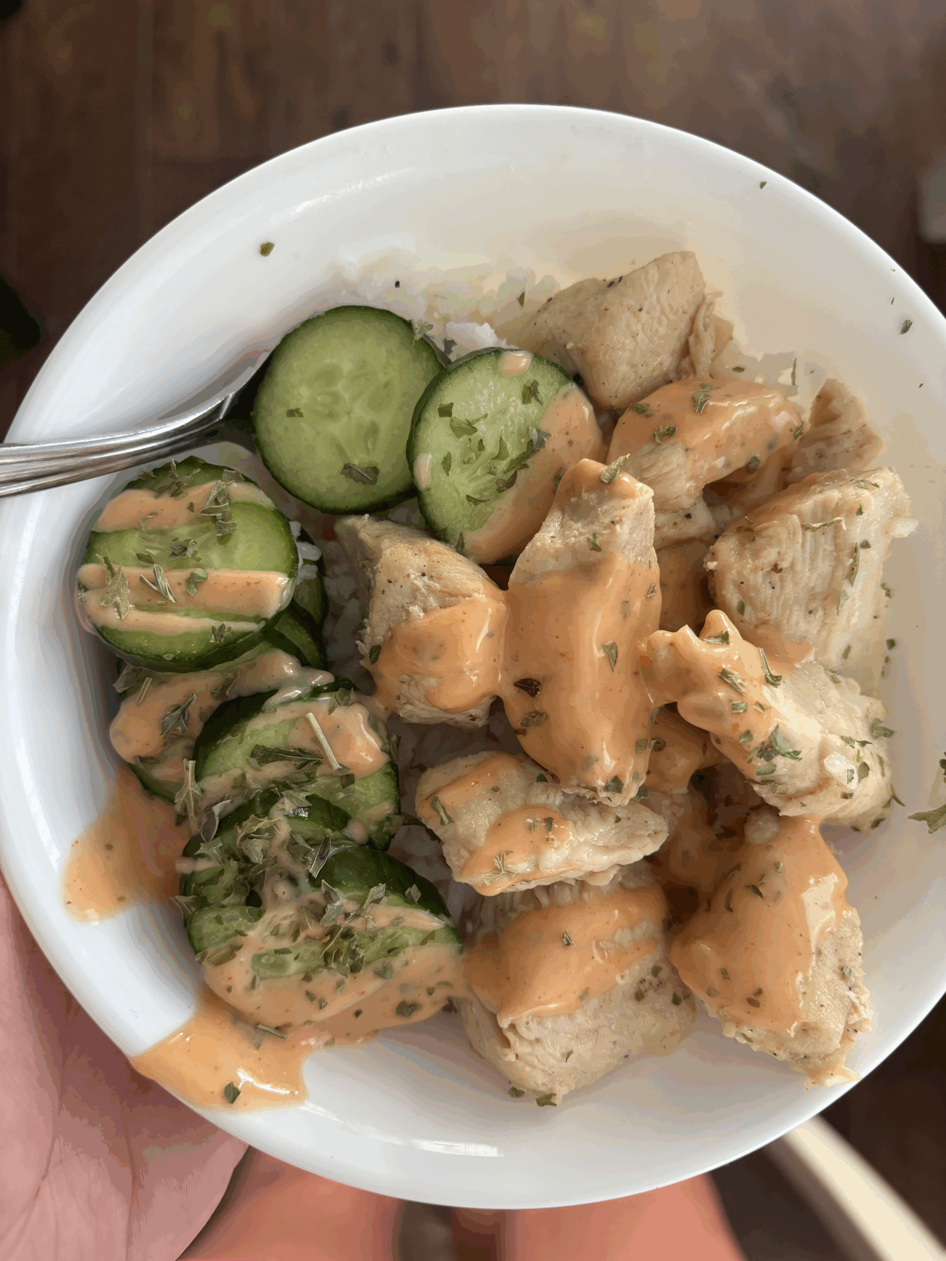 spicy chicken bowl