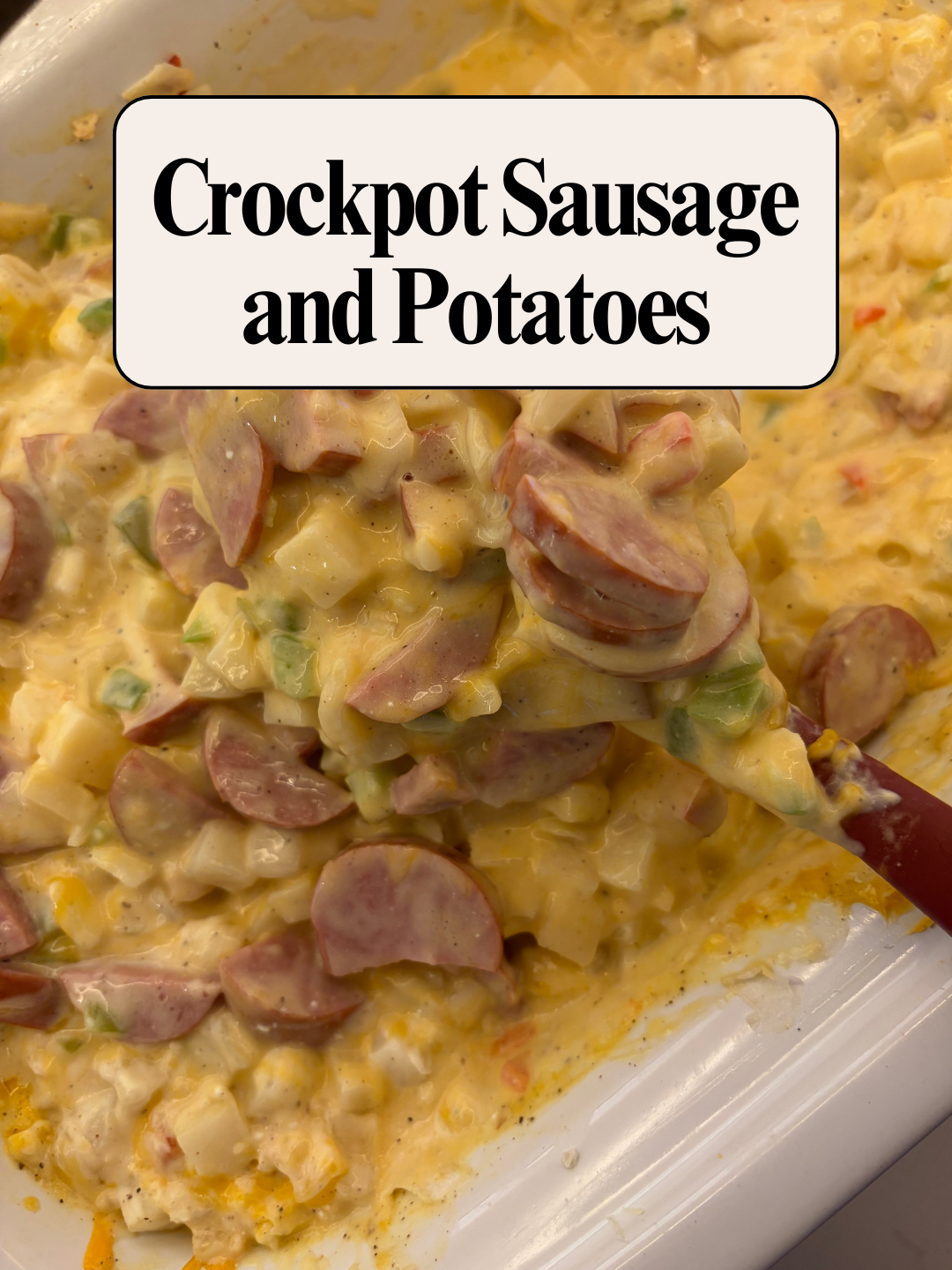 crockpot sausage and potatoes