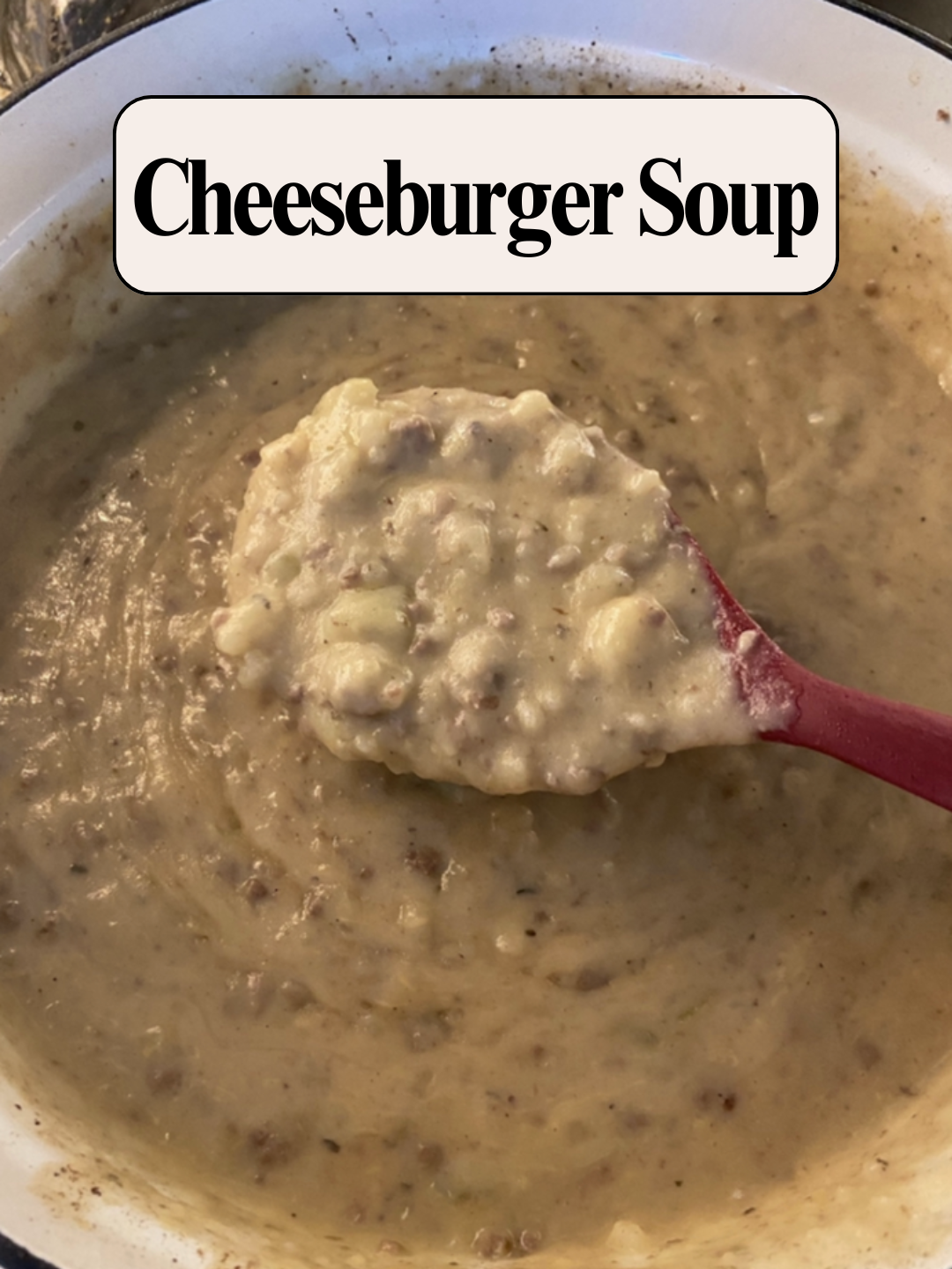 cheeseburger soup