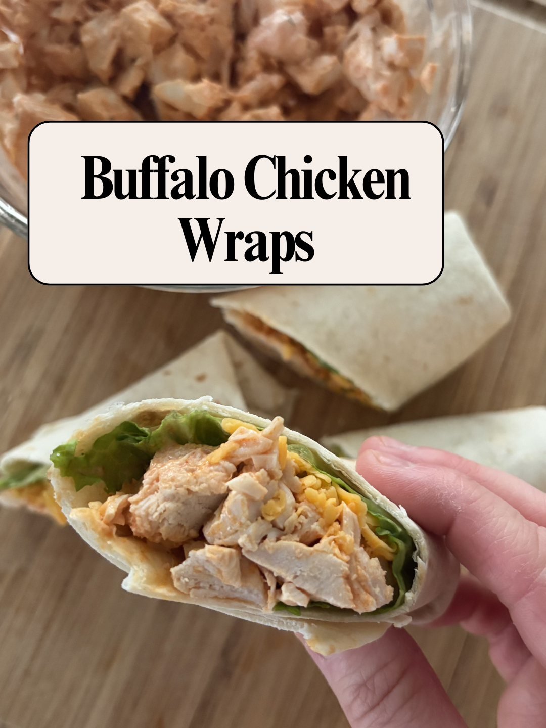 buffalo chicken wraps graphic